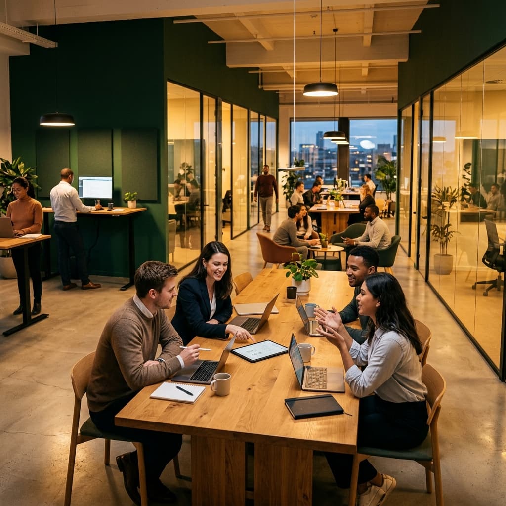 Collaborative corporate financial workspace