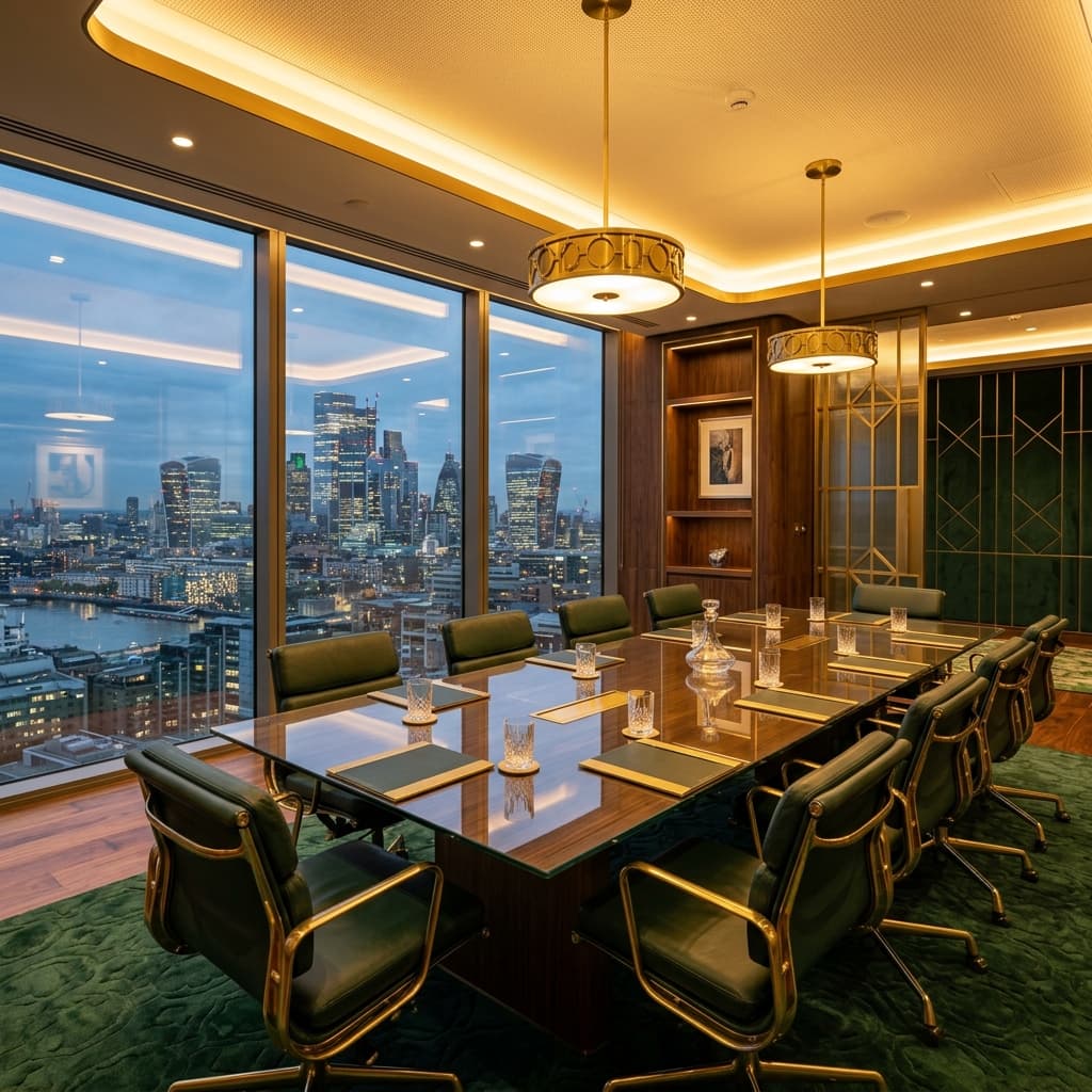 Executive corporate meeting space